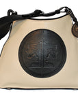 Tucker Tweed Leather Handbags Ivory/Black / Signature The Tweed Manor Tote: Signature