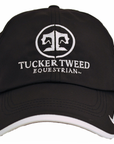 Tucker Tweed Apparel Black/White Tucker Tweed Equestrian Embroidered Hat