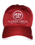 Tucker Tweed Apparel Red/White Tucker Tweed Equestrian Embroidered Hat