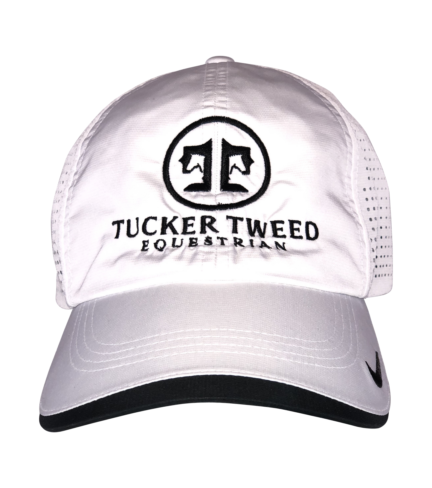 Tucker Tweed Apparel  White Tucker Tweed Equestrian Embroidered Hat