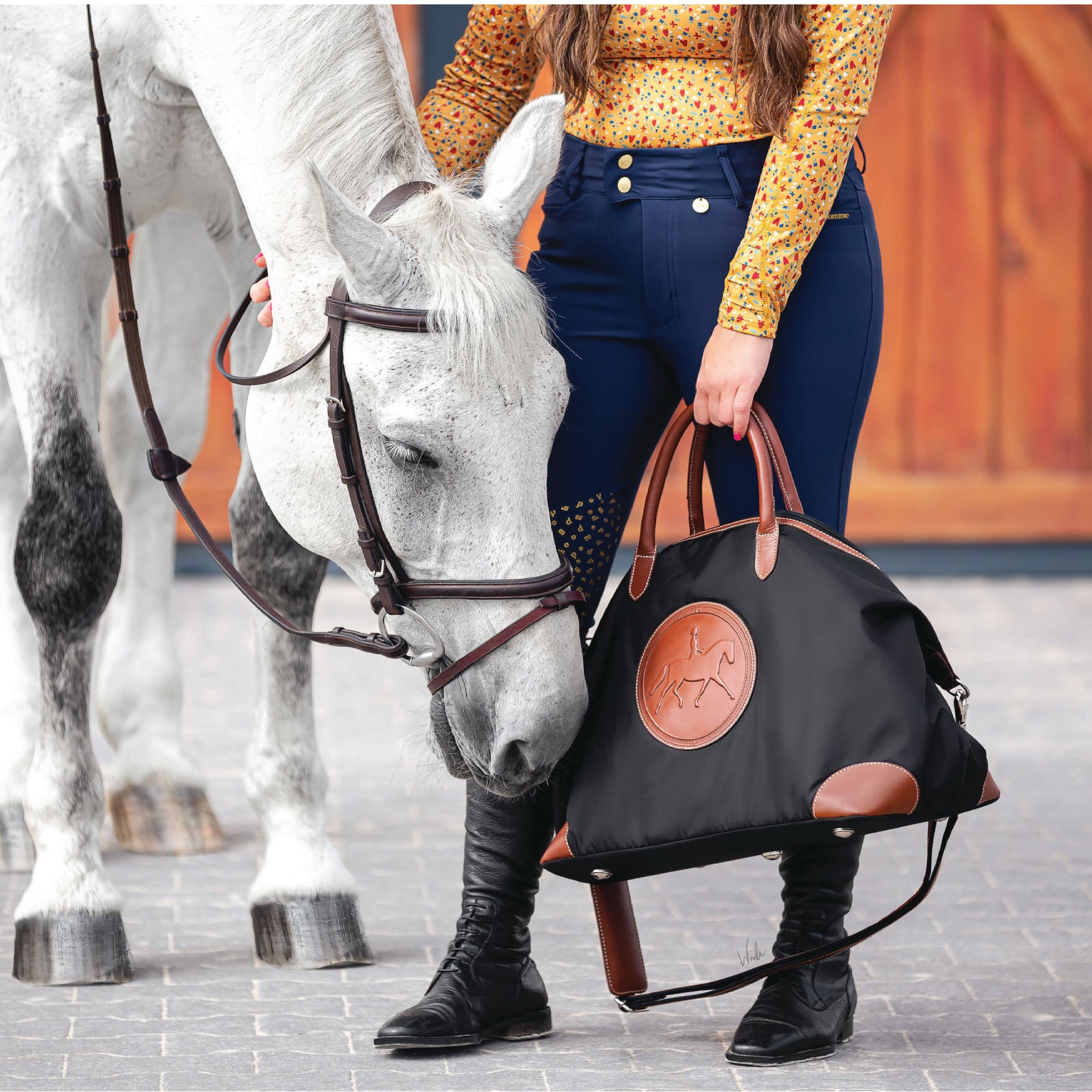 Leather Luggage Tags - Tucker Tweed Equestrian