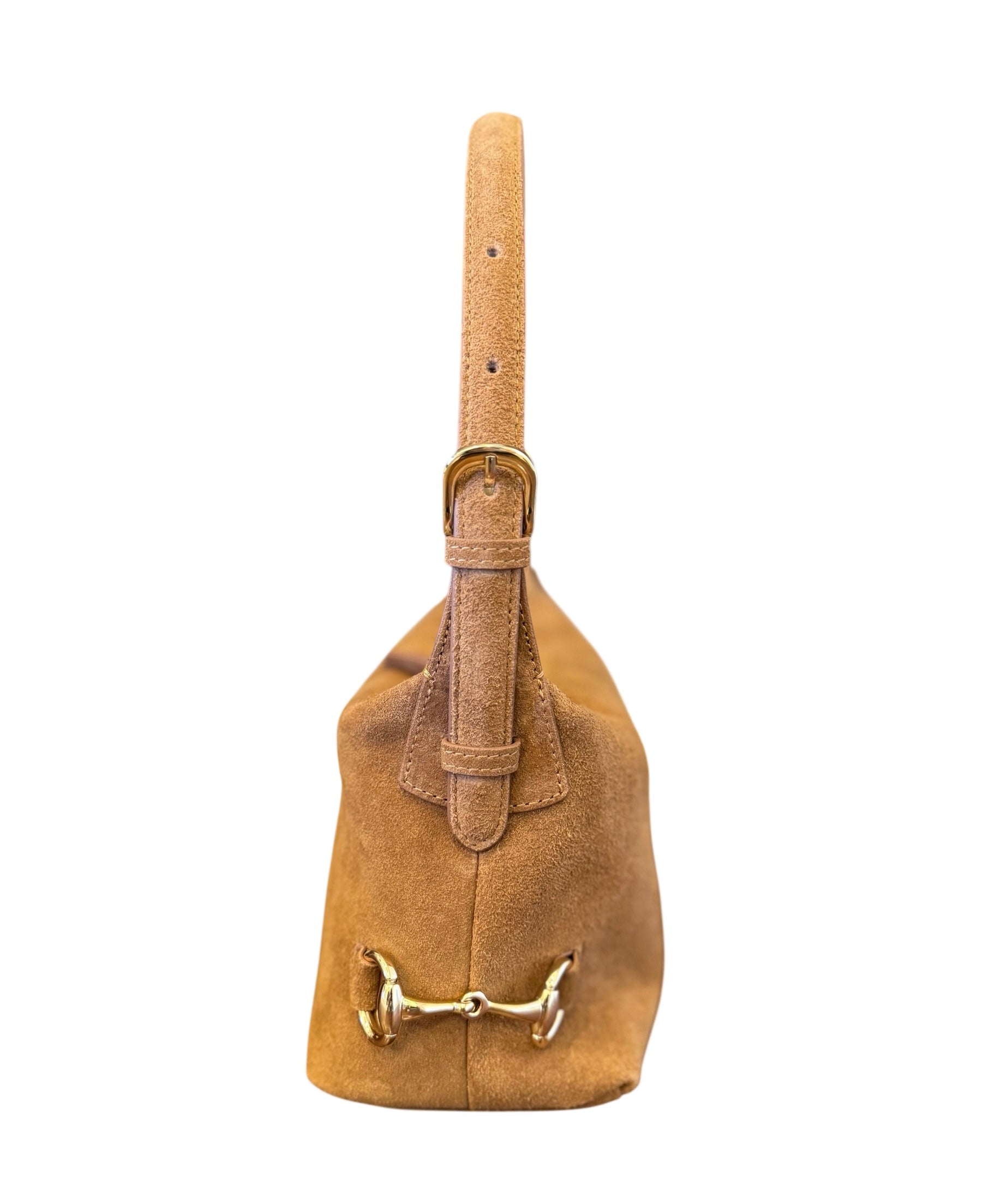 Bethany Bit Bag | Milk Chocolate Suede