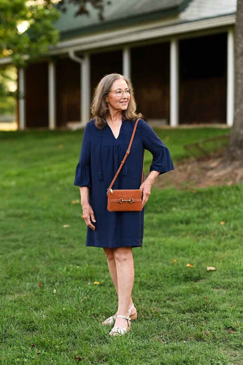 Wellington Wristlet Sorrel Suede Edition – Tucker Tweed Equestrian