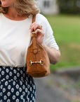 Bethany Bit Bag Suede | Limited Edition Milk Chocolate