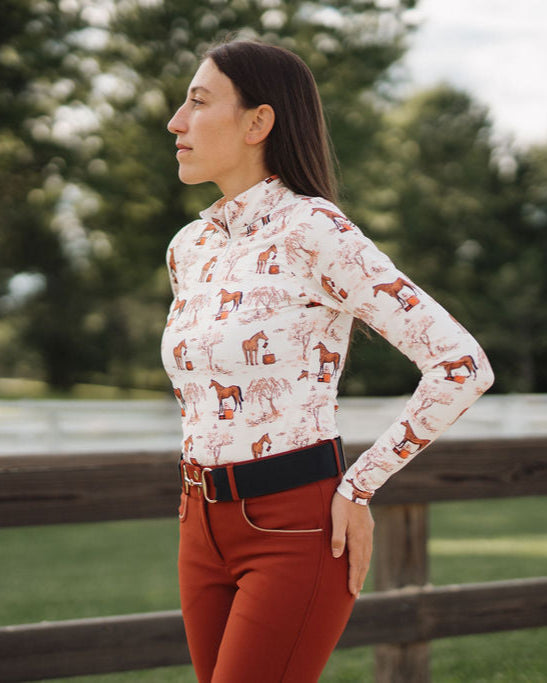 Deinhardt Designs Riding Top [PREORDER] Deinhardt Designs® x Tucker Tweed® TUCKER TWEED® TOILE Long Sleeve