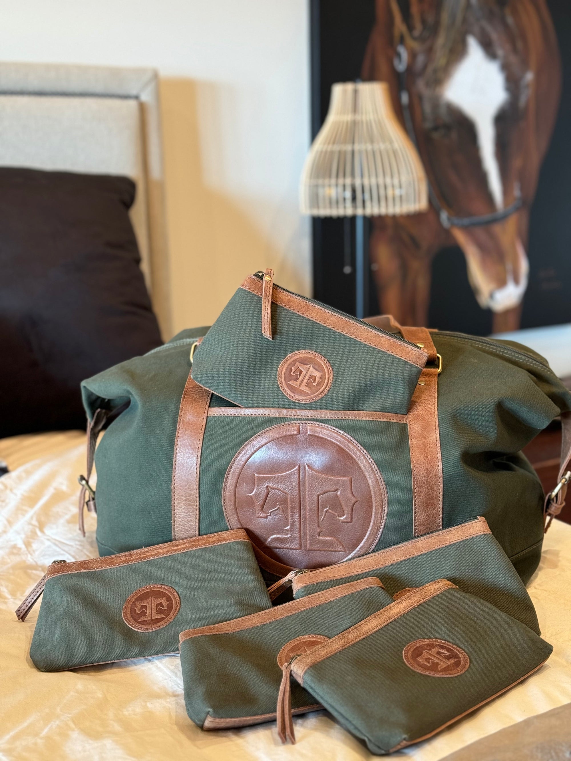 Tucker Tweed Equestrian Apparel & Accessories BARN Makeup Pouch