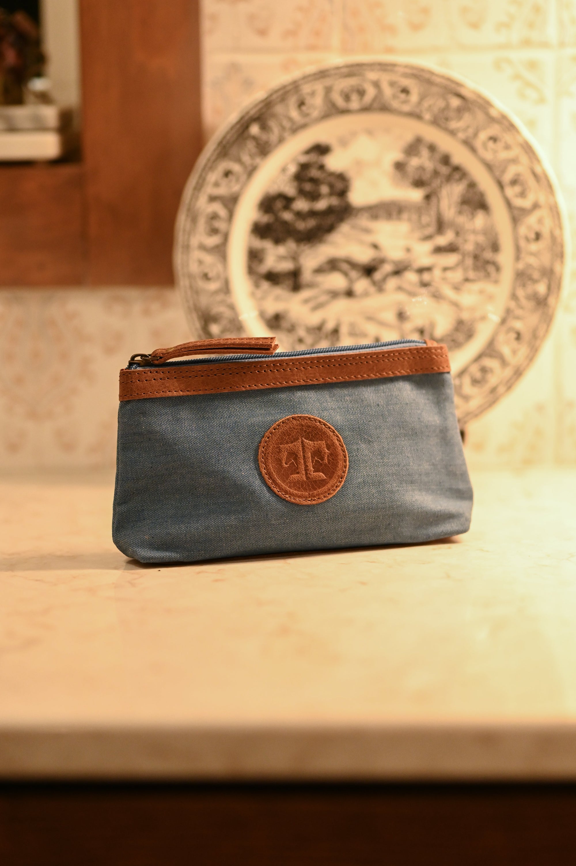 Tucker Tweed Equestrian Apparel & Accessories Denim Barn Makeup Pouch