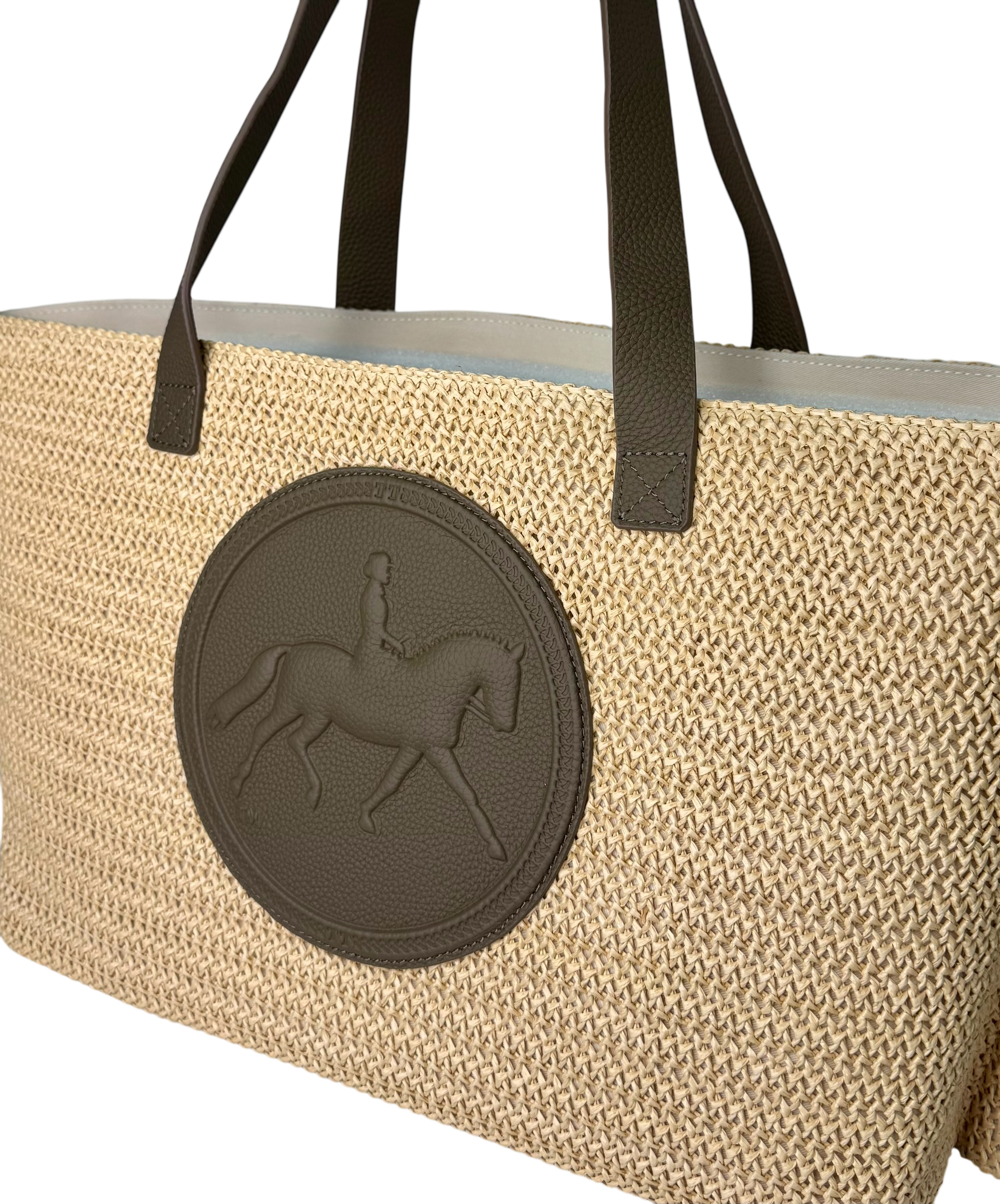 Tucker Tweed Equestrian Leather Handbags Barn to Beach Tote
