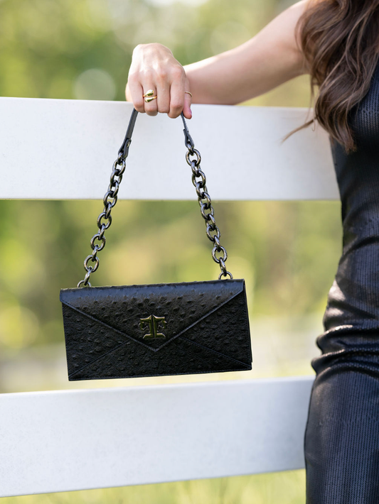 Tucker Tweed Equestrian Leather Handbags Cor De Star Clutch