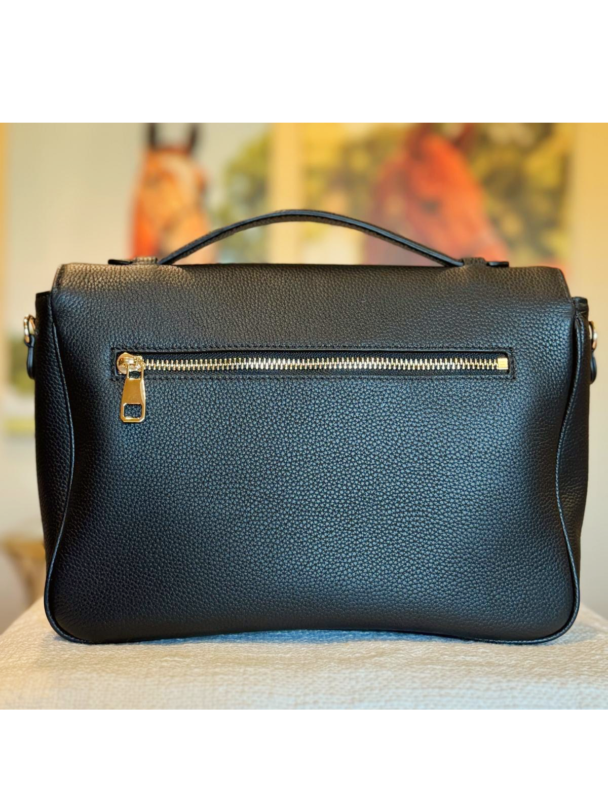 Tucker Tweed Equestrian Leather Handbags Madelyn Crossbody- Gold