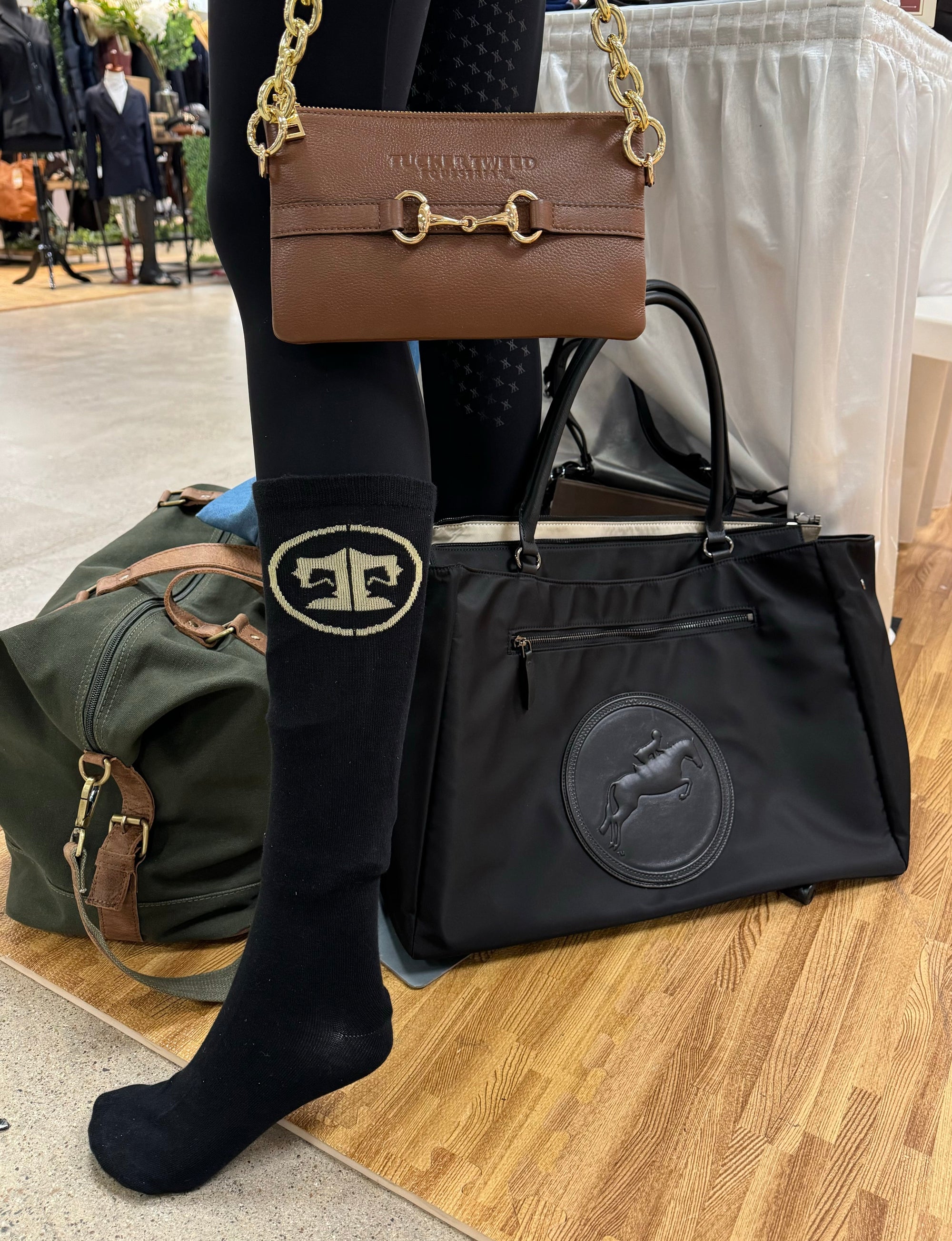 Tucker Tweed Equestrian Apparel Tucker Tweed Equestrian D&S Signature Boot Socks