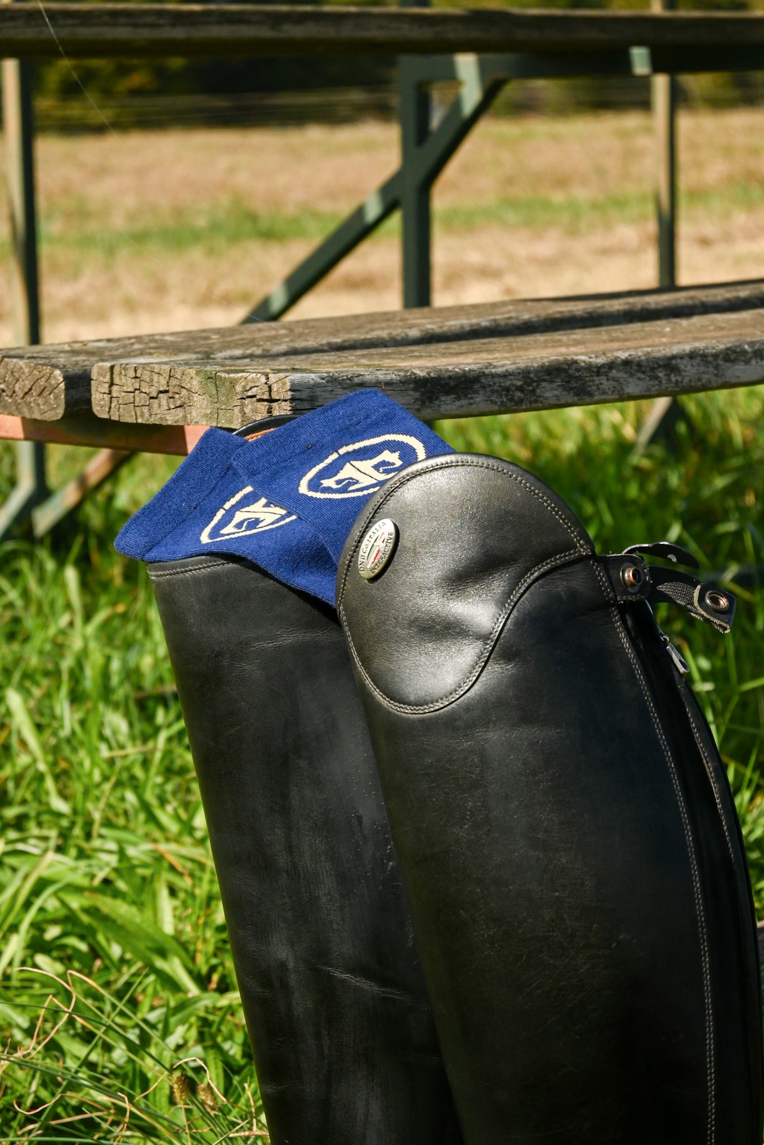 Tucker Tweed Equestrian Apparel Tucker Tweed Equestrian D&amp;S Signature Boot Socks