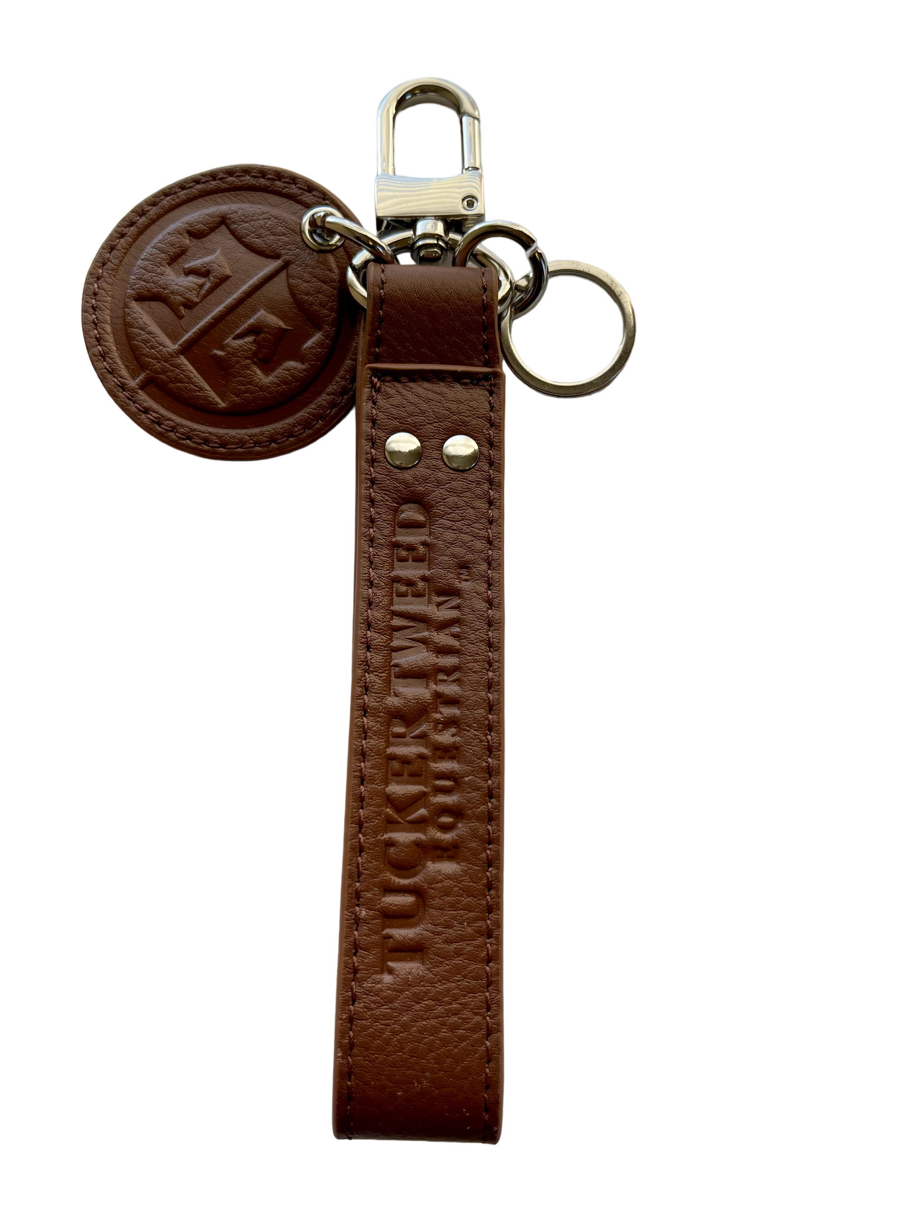 Tucker Tweed Equestrian Leather Handbags Tucker Tweed Loop Keychain
