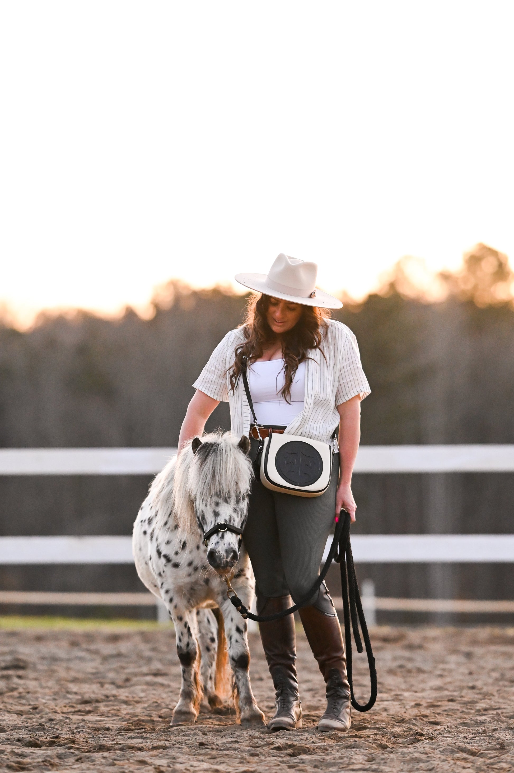 Tucker Tweed Leather Handbags The Camden Crossbody: Signature