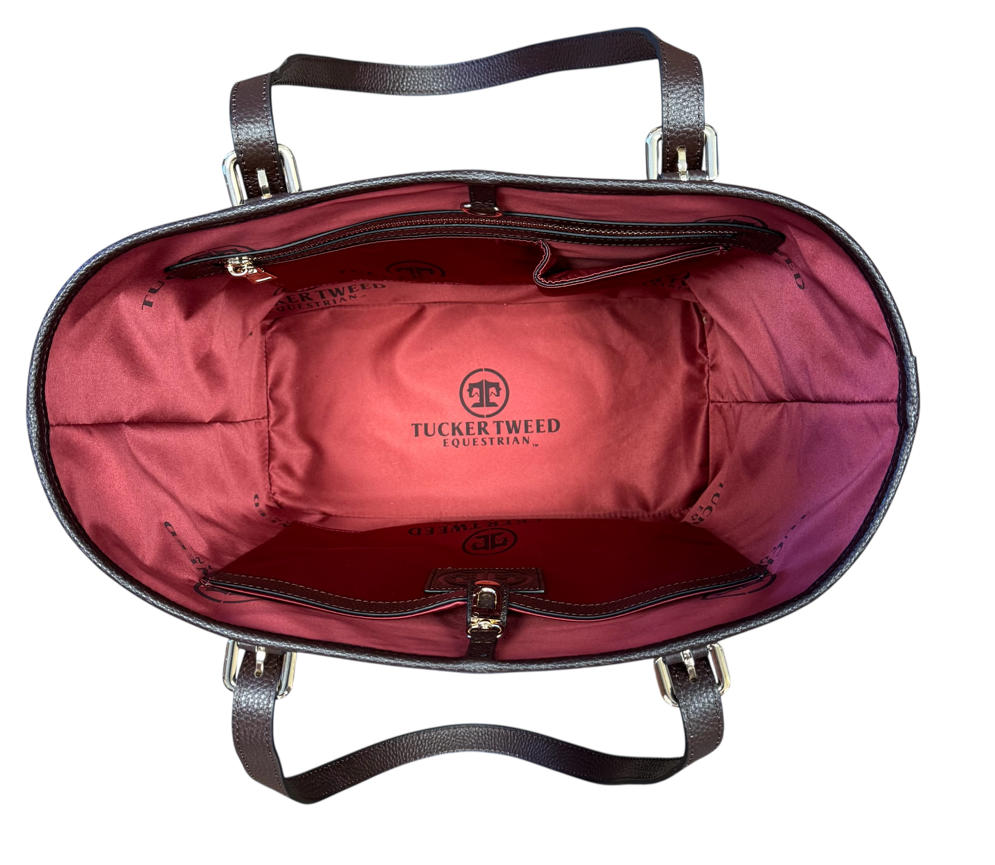 Tucker Tweed Leather Handbags The James River Carry All: Foxhunting