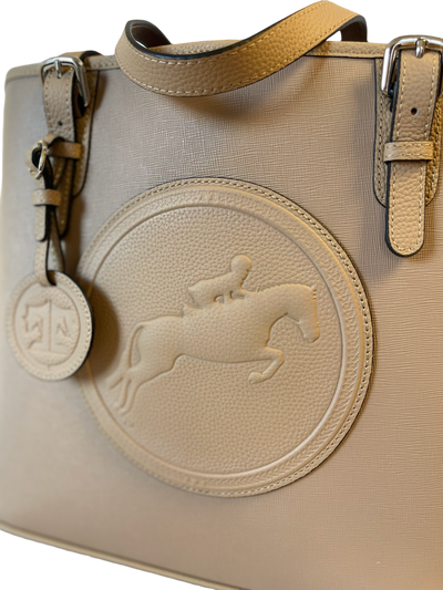 Tucker Tweed Leather Handbags The James River Carry All: Hunter/Jumper