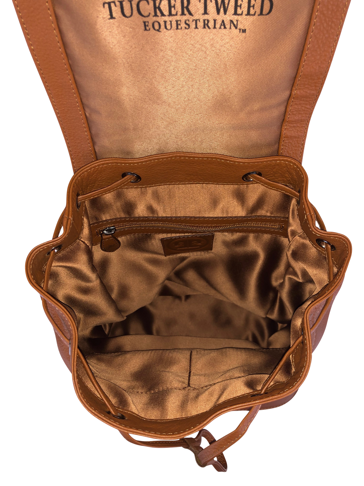 Tucker Tweed Equestrian Leather Handbags Brandywine Backpack: Dressage