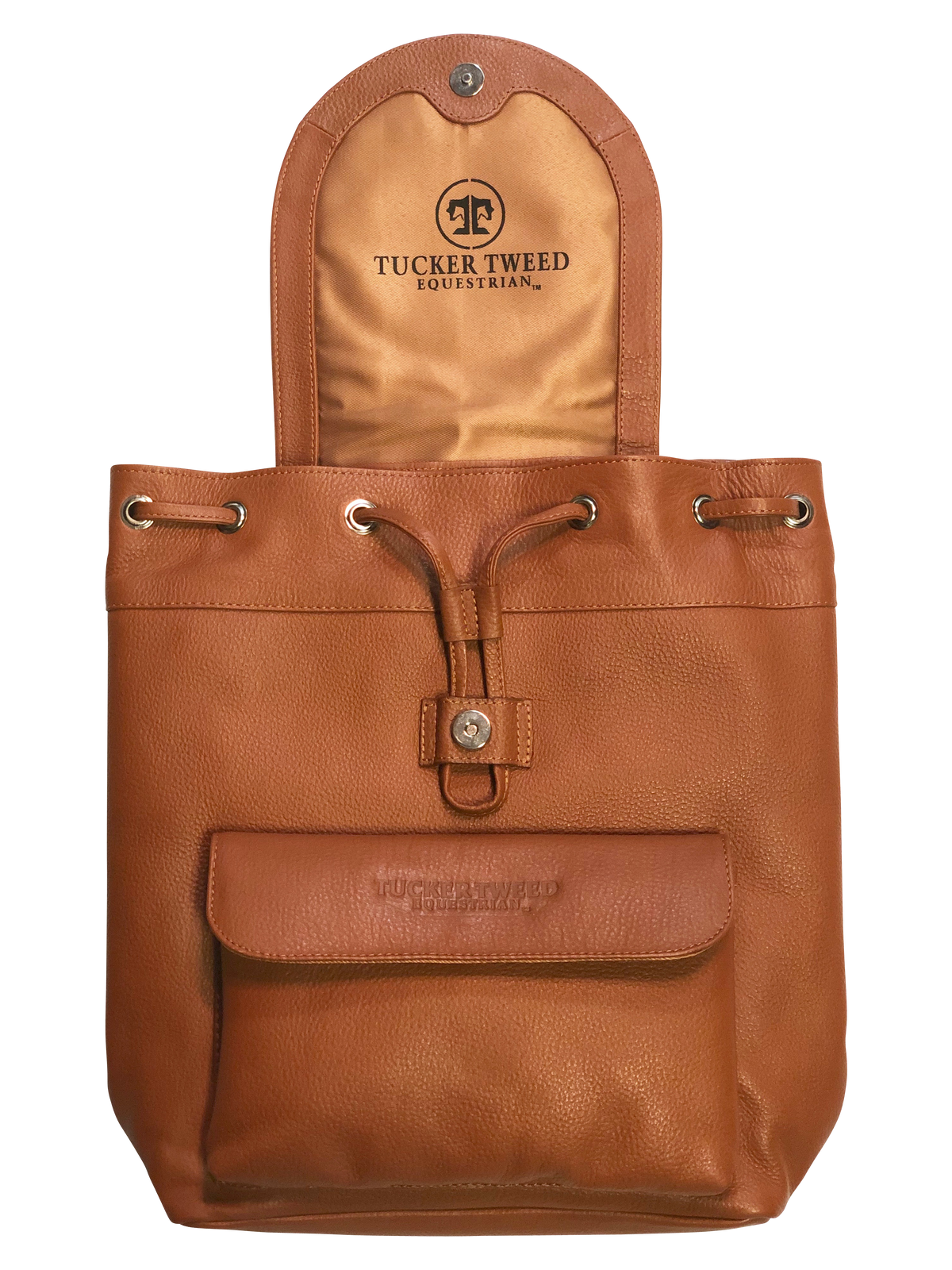 Tucker Tweed Equestrian Leather Handbags Brandywine Backpack: Dressage