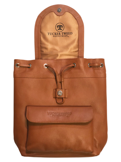 Tucker Tweed Equestrian Leather Handbags Brandywine Backpack: Dressage