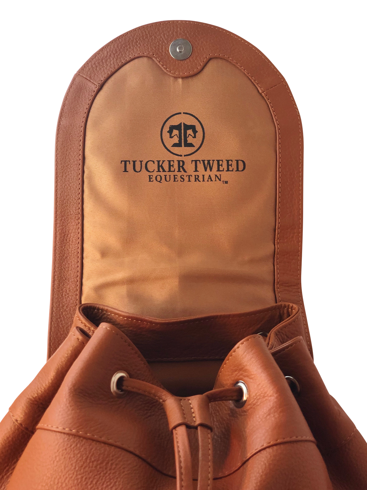 Tucker Tweed Equestrian Leather Handbags Brandywine Backpack: Dressage