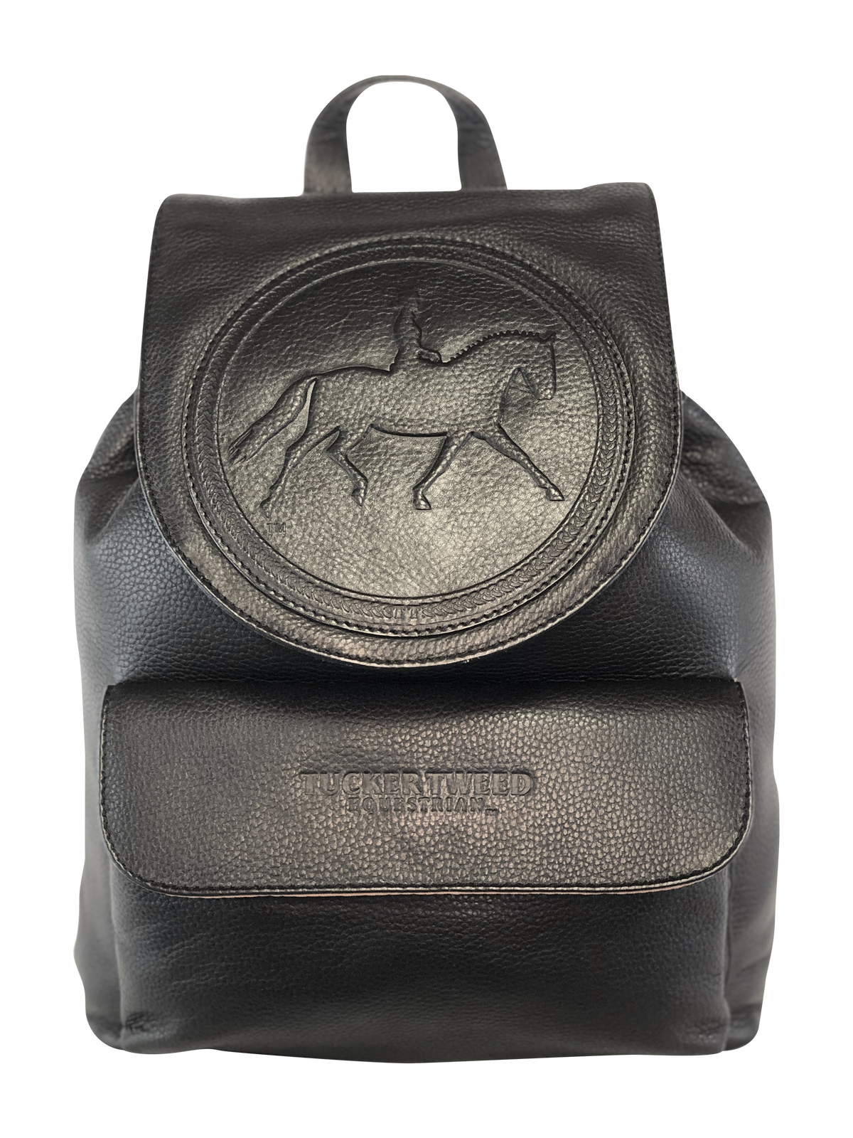 Tucker Tweed Equestrian Leather Handbags Dressage Black Brandywine Backpack: Dressage