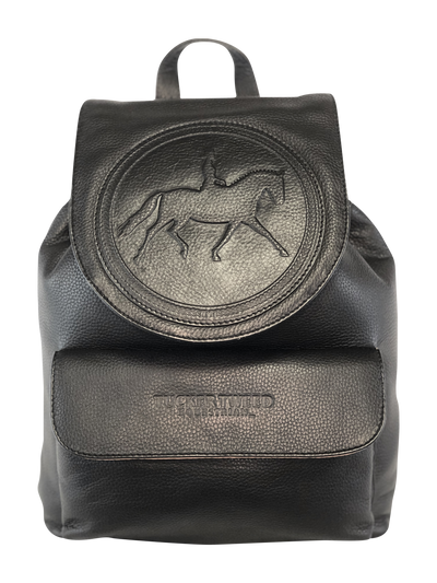 Tucker Tweed Equestrian Leather Handbags Dressage Black Brandywine Backpack: Dressage