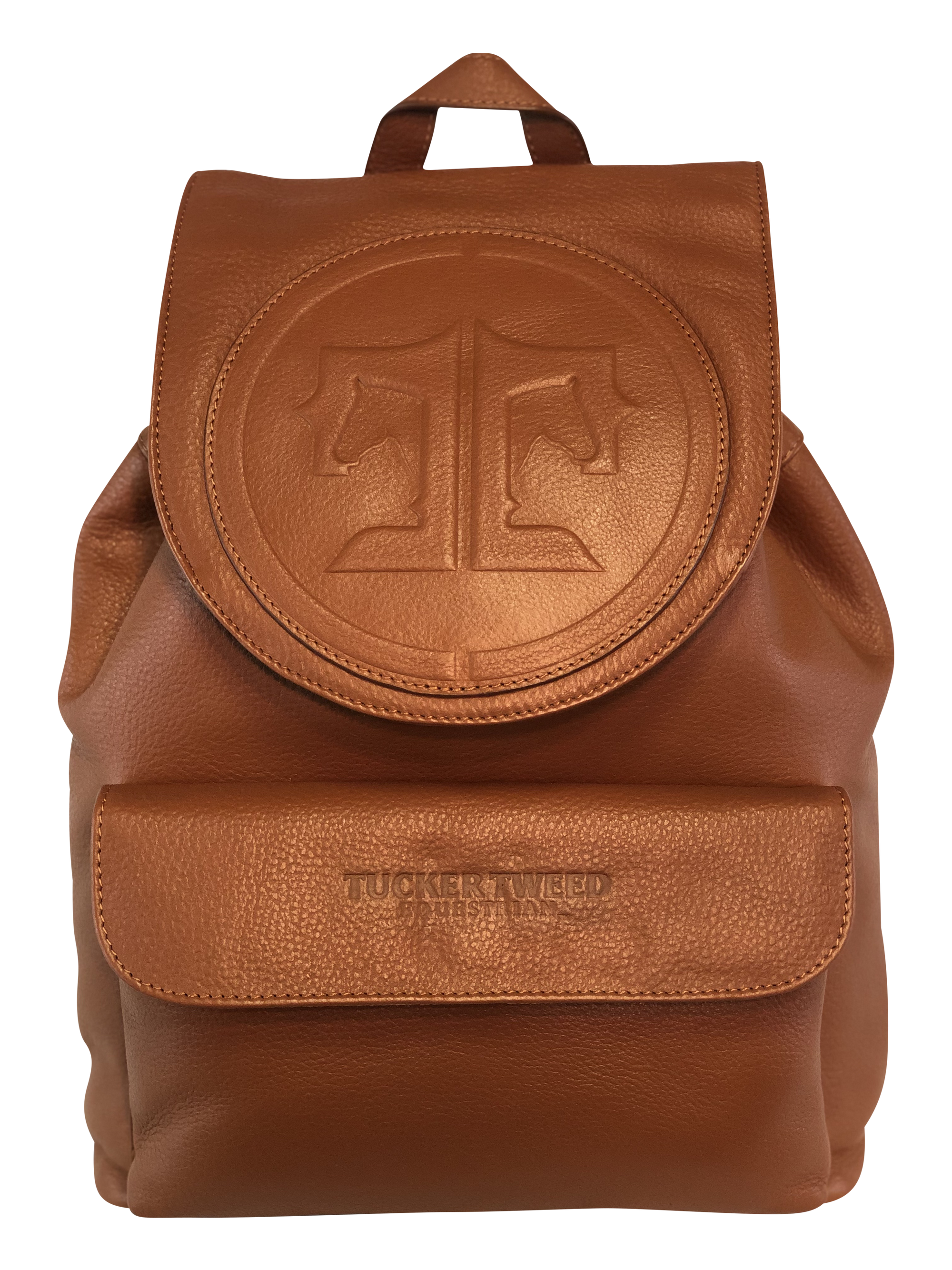 Tucker Tweed Equestrian Leather Handbags Brandywine Backpack: Signature