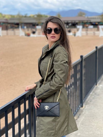 Tucker Tweed Equestrian Cor De Star Clutch