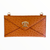 Tucker Tweed Equestrian Brown Ostrich Cor De Star Clutch