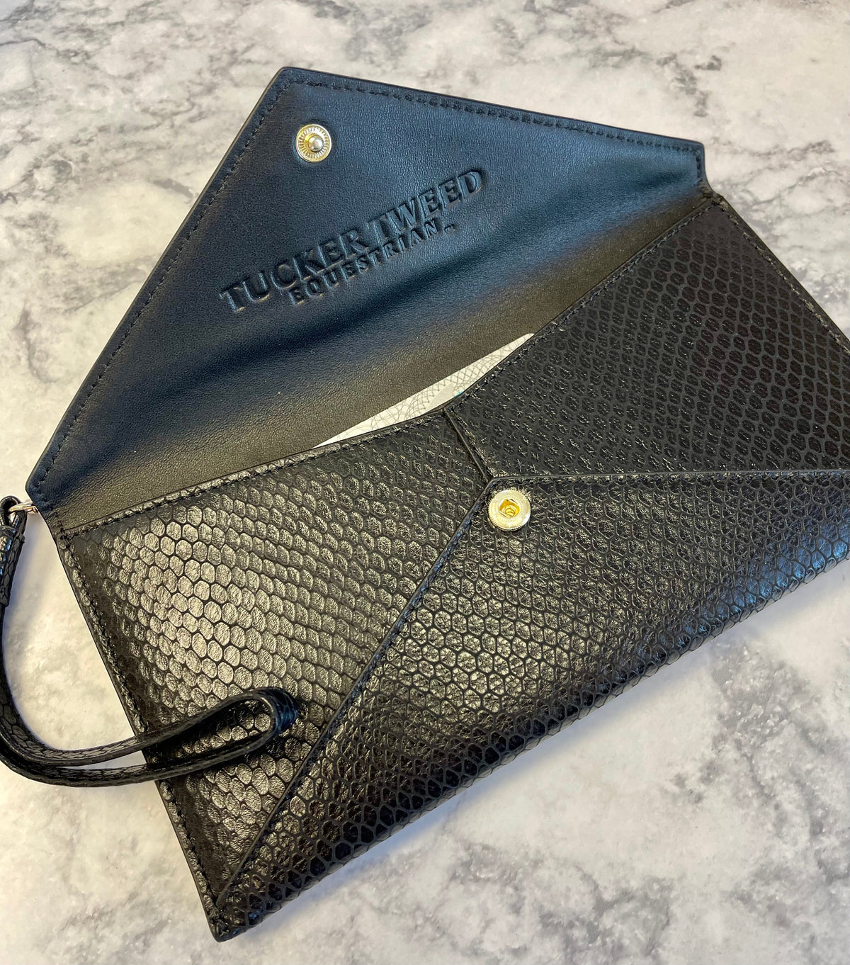 Tucker Tweed Equestrian Leather Handbags Cor De Star Clutch