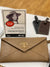 Tucker Tweed Equestrian Leather Handbags Camel Snakeskin Cor De Star Clutch