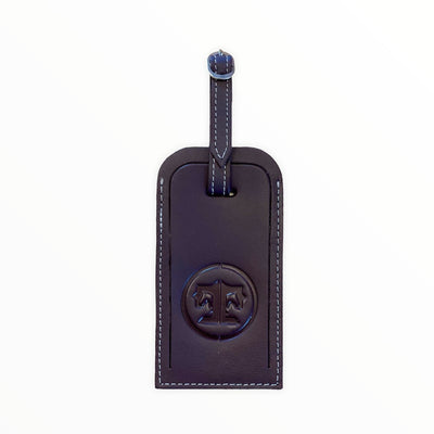 Tucker Tweed Equestrian Leather Luggage Tags