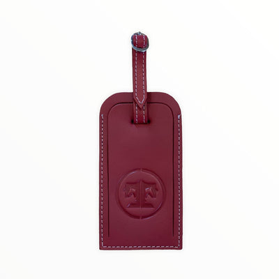 Tucker Tweed Equestrian Leather Luggage Tags
