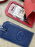 Tucker Tweed Equestrian Leather Luggage Tags