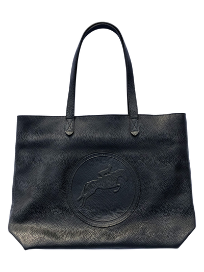 Tucker Tweed Equestrian Leather Handbags Hunter/Jumper Black Sonoma Shoulder Bag: Hunter/Jumper