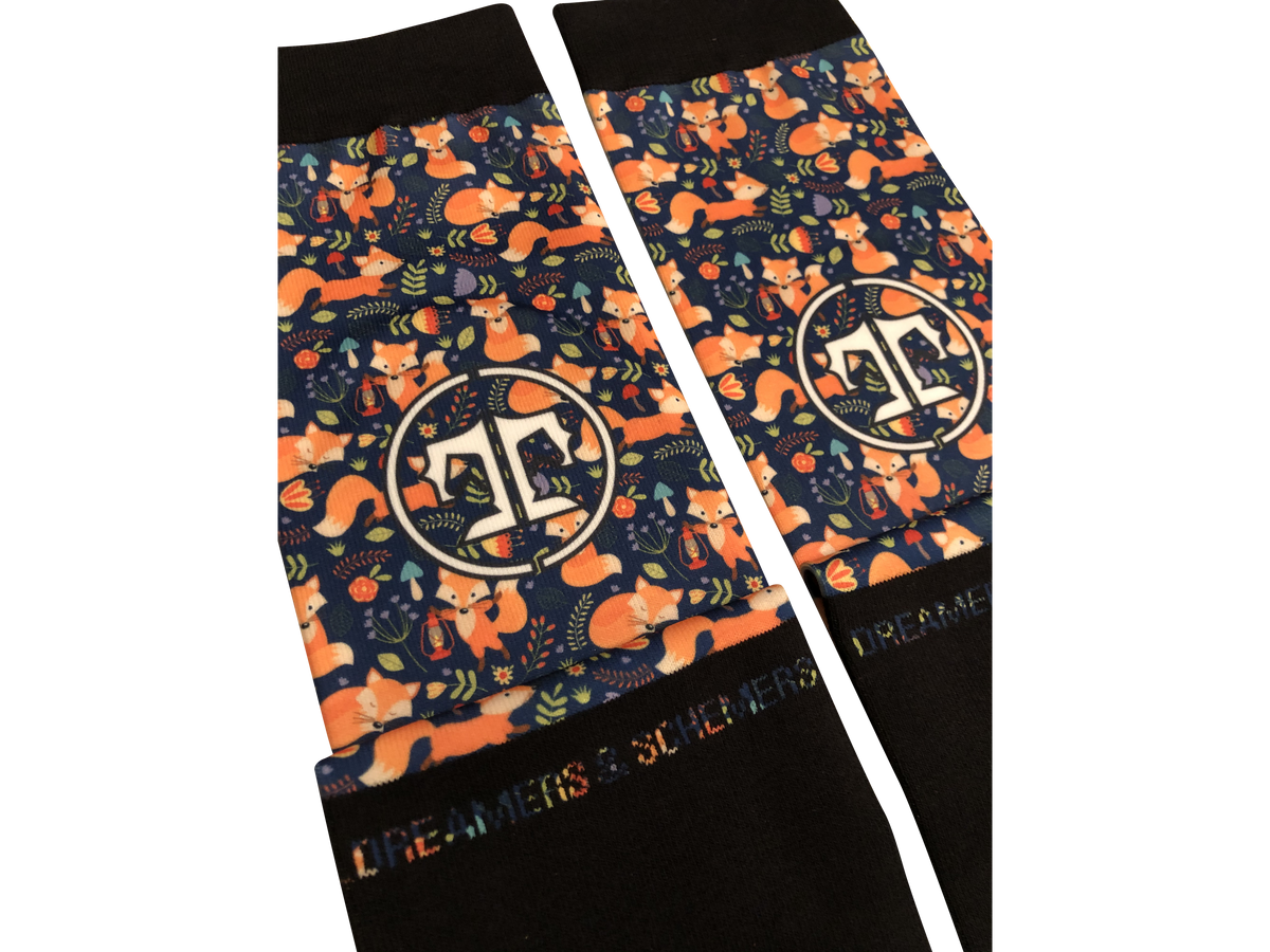 Tucker Tweed Equestrian Apparel Fox on Sox Tucker Tweed Equestrian D&S Signature Boot Socks