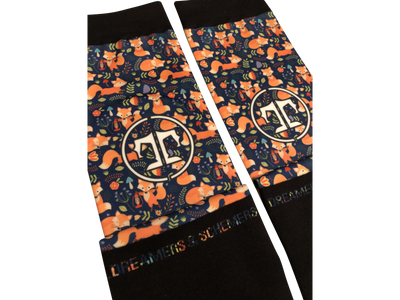 Tucker Tweed Equestrian Apparel Fox on Sox Tucker Tweed Equestrian D&S Signature Boot Socks
