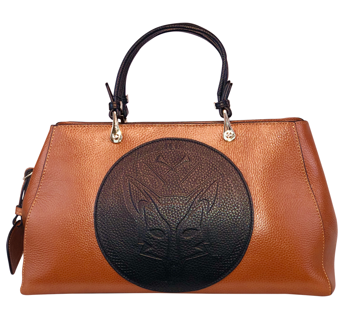 Tucker Tweed Leather Handbags Chestnut/Black / Foxhunting Sedgefield Legacy: Foxhunting
