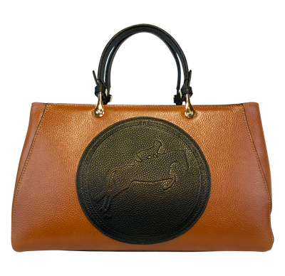 Tucker Tweed Leather Handbags Chestnut/Black / Hunter/Jumper Sedgefield Legacy: Hunter/Jumper