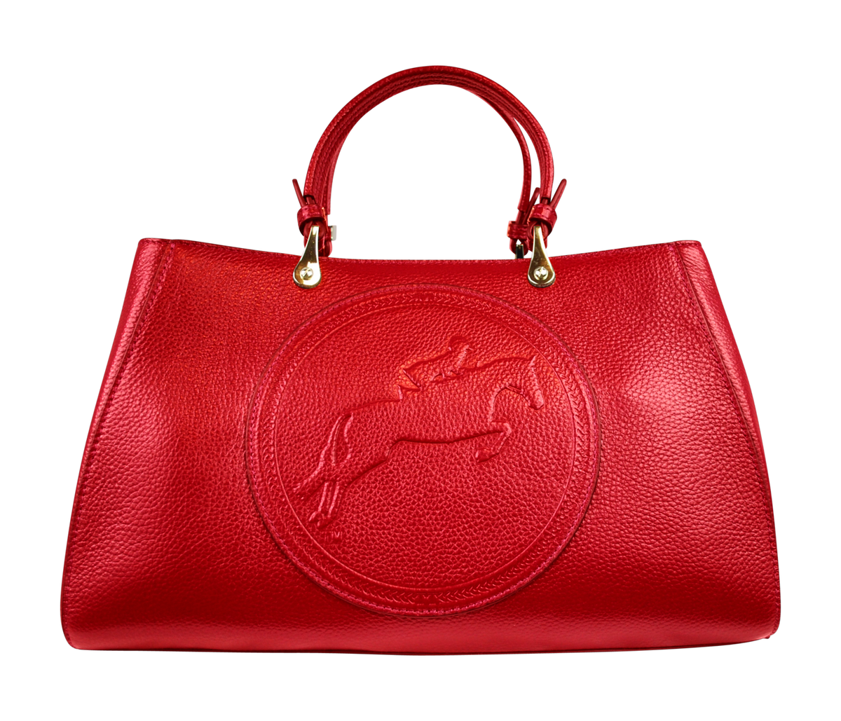 Tucker Tweed Leather Handbags Red / Hunter/Jumper Sedgefield Legacy: Hunter/Jumper