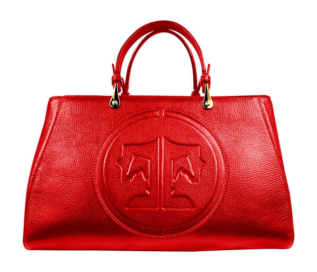 Tucker Tweed Leather Handbags Red / Signature Sedgefield Legacy: Signature