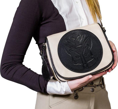 Tucker Tweed Leather Handbags The Camden Crossbody: Foxhunting