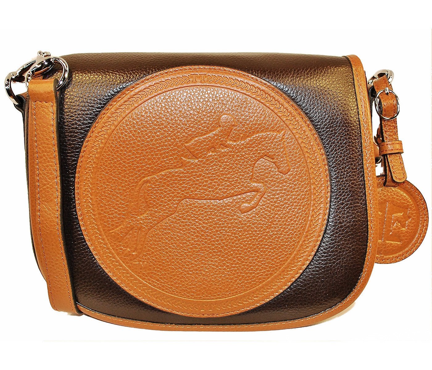 Tucker Tweed Leather Handbags The Camden Crossbody: Hunter/Jumper