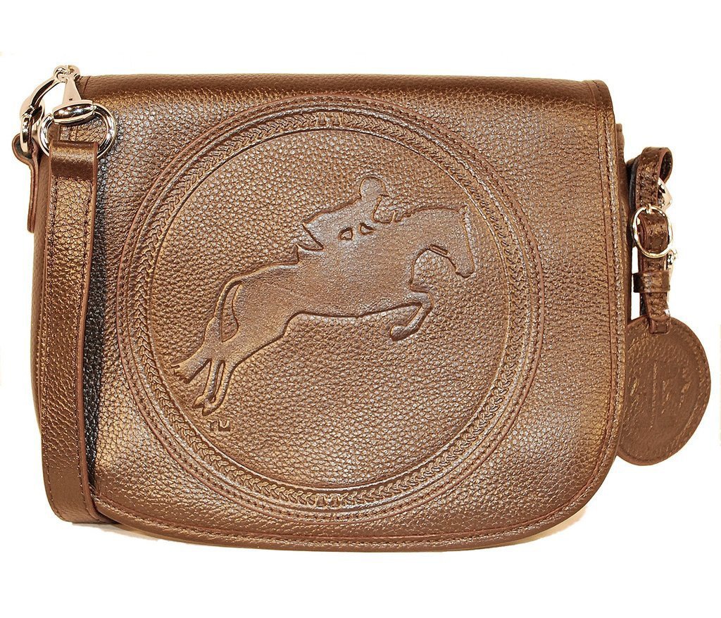 Tucker Tweed Leather Handbags Dark Chocolate / Hunter/Jumper The Camden Crossbody: Hunter/Jumper