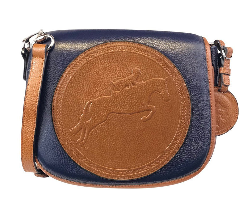 Tucker Tweed Leather Handbags Hunter Green/Chestnut / Hunter/Jumper The Camden Crossbody: Hunter/Jumper