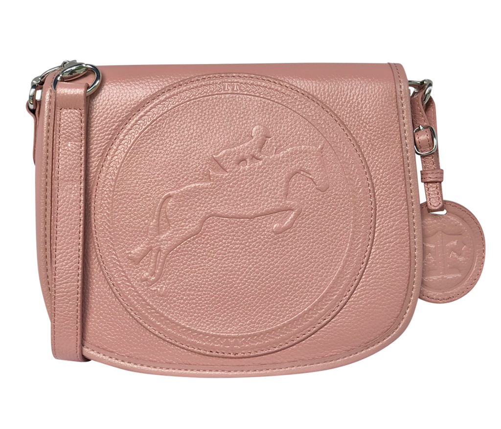Tucker Tweed Leather Handbags Rosé / Hunter/Jumper The Camden Crossbody: Hunter/Jumper