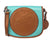 Tucker Tweed Leather Handbags Turquoise/Chestnut / Hunter/Jumper The Camden Crossbody: Hunter/Jumper