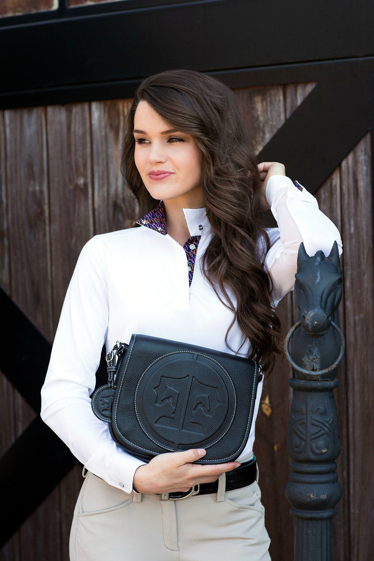Tucker Tweed Leather Handbags The Camden Crossbody: Signature