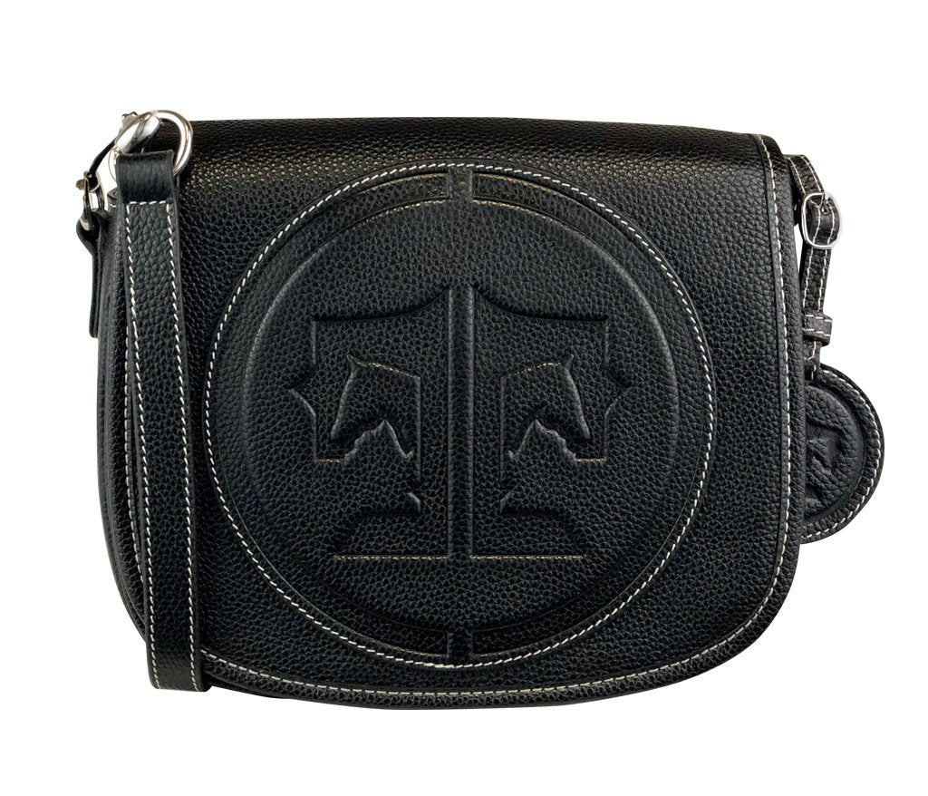 Tucker Tweed Leather Handbags Black / Signature The Camden Crossbody: Signature