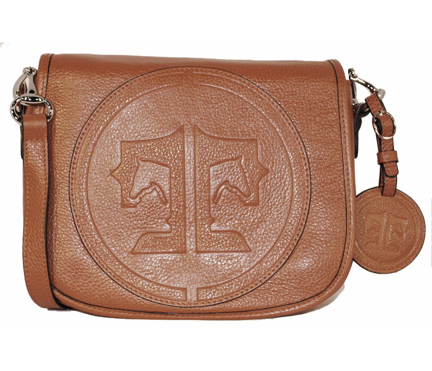 Tucker Tweed Leather Handbags Chestnut / Signature The Camden Crossbody: Signature